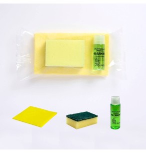 Kit simple de amenities para cocina de apartamentos