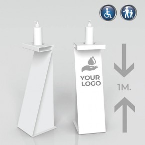 Soporte Gel Hidroalcohólico Personalizable con Logo