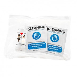 Kit Básico Bodas Personalizado Mini-Kleaning