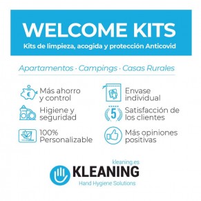 Welcome kit limpieza completo - Alojamiento Turístico